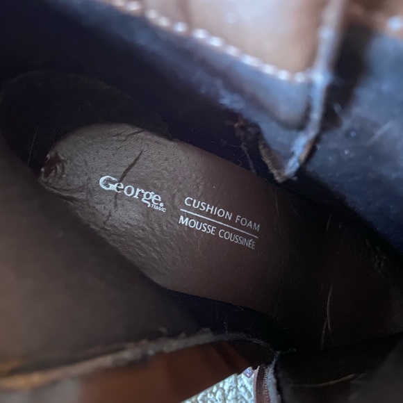 🔸 George 🔸 brown heeled booties - Picture 4 of 8